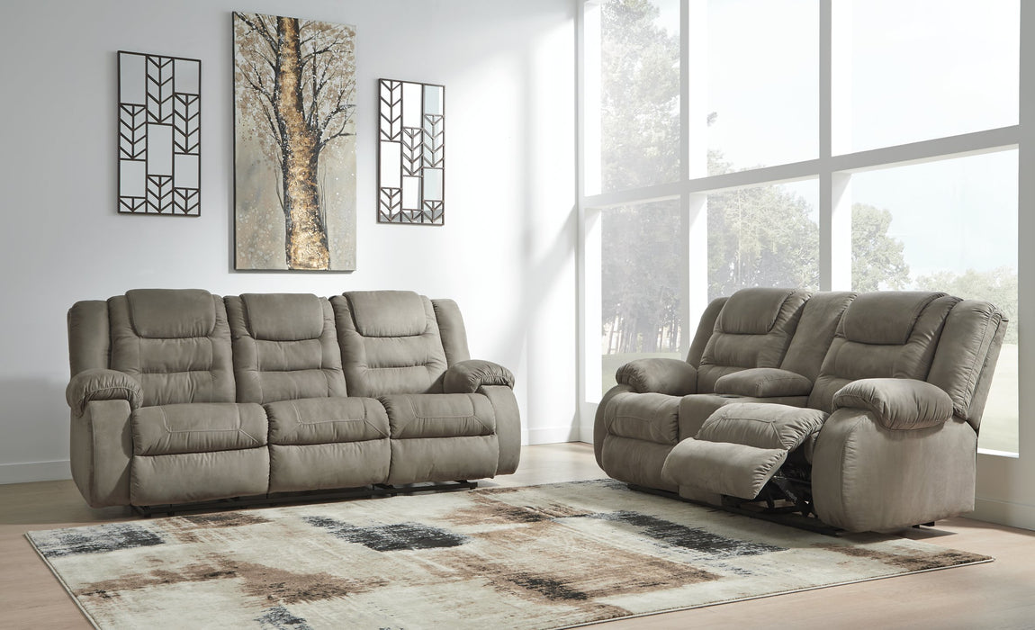 McCade Reclining Loveseat with Console - LasVegasFurnitureOnline.com