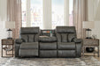 Willamen Reclining Sofa with Drop Down Table - LasVegasFurnitureOnline.com