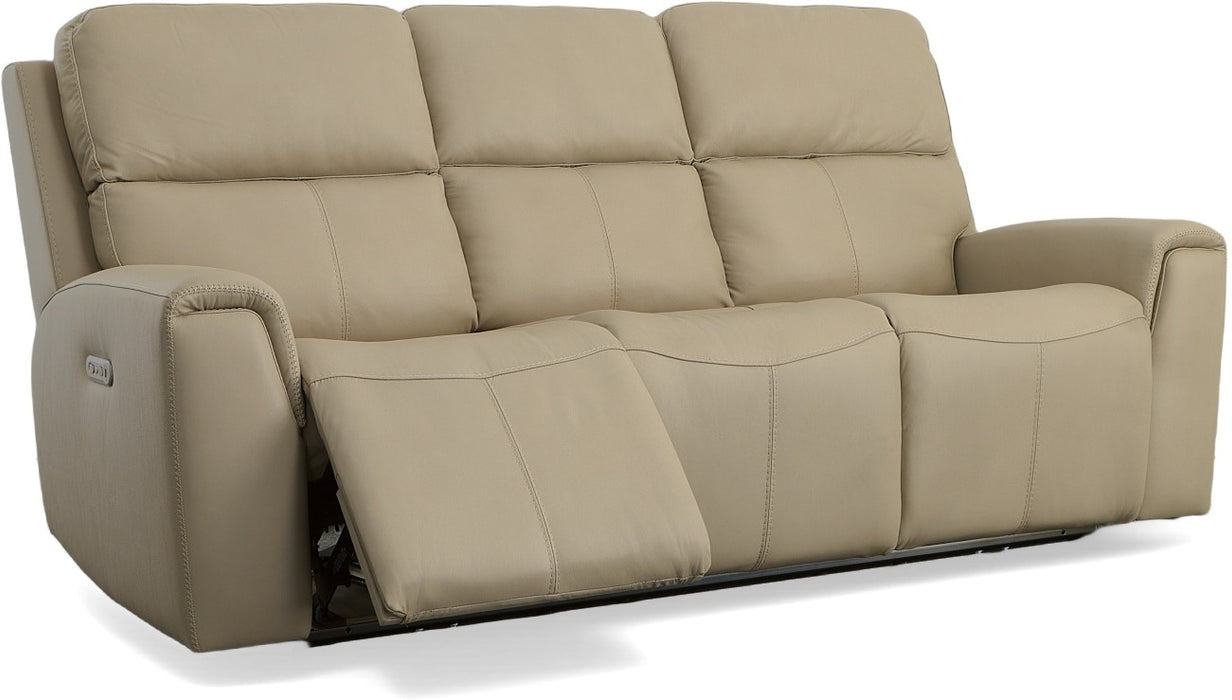 Jarvis Power Reclining Sofa with Power Headrests - LasVegasFurnitureOnline.com