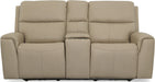 Jarvis Power Reclining Loveseat with Console & Power Headrests - LasVegasFurnitureOnline.com