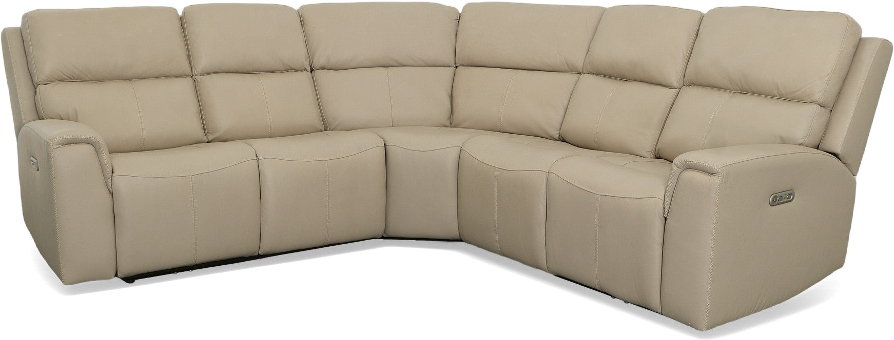 Jarvis Power Reclining Sectional with Power Headrest - LasVegasFurnitureOnline.com