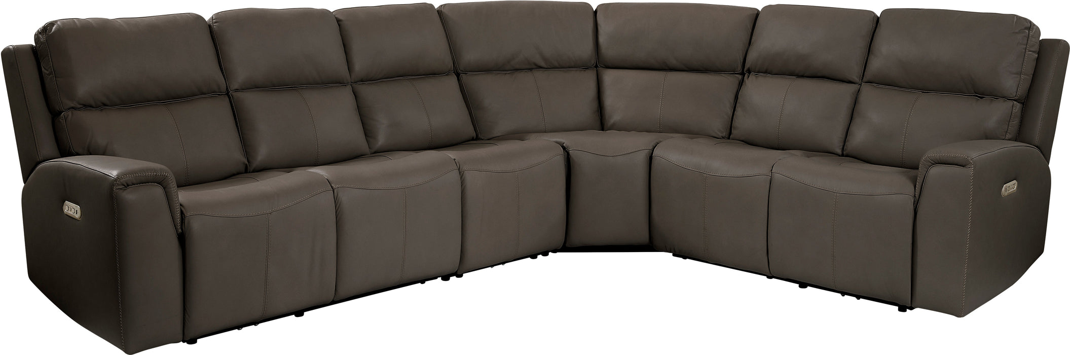 Jarvis Power Reclining Sectional with Power Headrest - LasVegasFurnitureOnline.com