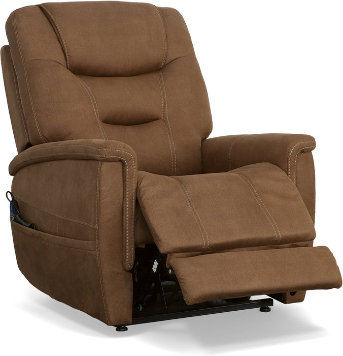 Shaw Power Lift Recliner with Power Headrest & Lumbar - LasVegasFurnitureOnline.com