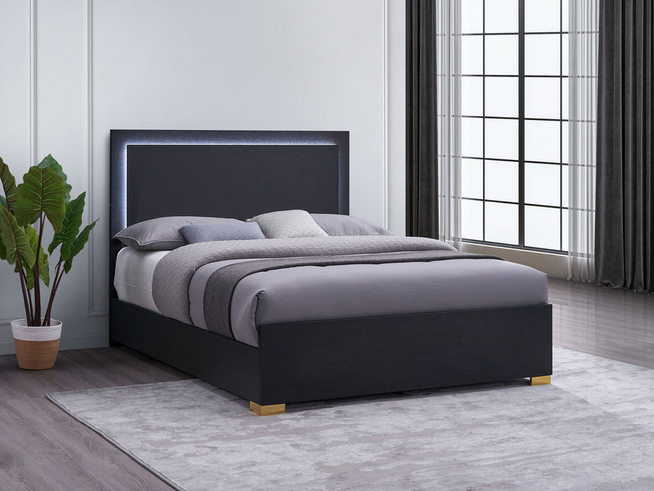 Marceline Bed - LasVegasFurnitureOnline.com