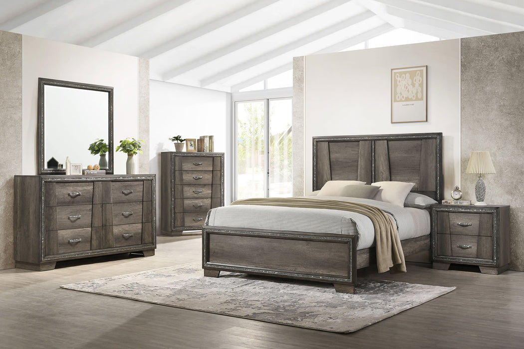 Janine Bedroom Set Grey - LasVegasFurnitureOnline.com