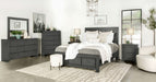 Lorenzo Bedroom Set Dark Grey - LasVegasFurnitureOnline.com