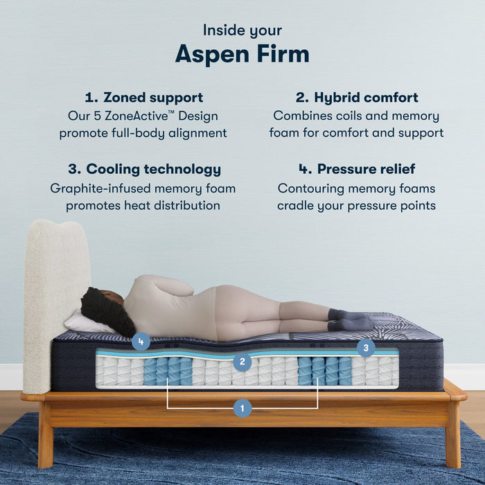 Serta Perfect Sleeper X Hybrid Aspen Firm Mattress