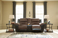 Earhart Reclining Loveseat with Console - LasVegasFurnitureOnline.com