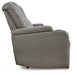 Mancin Reclining Sofa with Drop Down Table - LasVegasFurnitureOnline.com