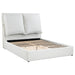 Gwendoline Upholstered Platform Bed with Pillow Headboard White - LasVegasFurnitureOnline.com