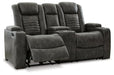 Soundcheck Power Reclining Loveseat with Console - LasVegasFurnitureOnline.com