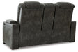 Soundcheck Power Reclining Loveseat with Console - LasVegasFurnitureOnline.com