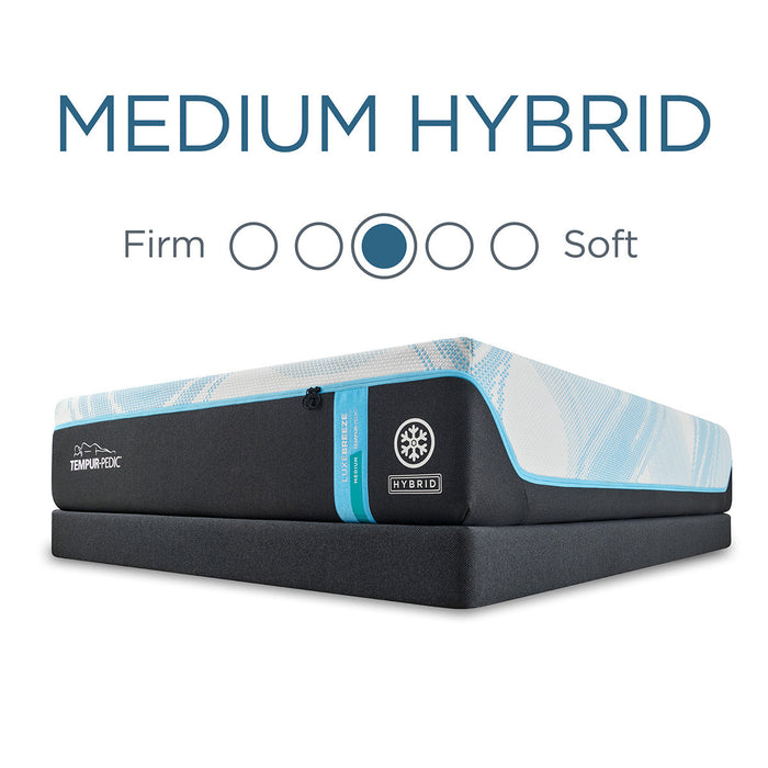 Tempur-Pedic LuxeBreeze Medium Hybrid 13" Mattress