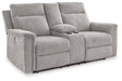 Barnsana Power Reclining Loveseat with Console - LasVegasFurnitureOnline.com