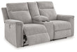 Barnsana Power Reclining Loveseat with Console - LasVegasFurnitureOnline.com