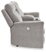 Barnsana Power Reclining Loveseat with Console - LasVegasFurnitureOnline.com