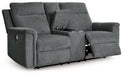 Barnsana Power Reclining Loveseat with Console - LasVegasFurnitureOnline.com