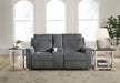 Barnsana Power Reclining Loveseat with Console - LasVegasFurnitureOnline.com