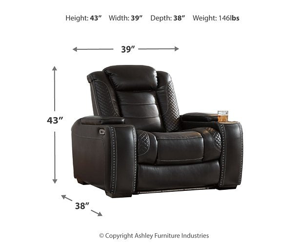 Party Time Power Recliner - LasVegasFurnitureOnline.com