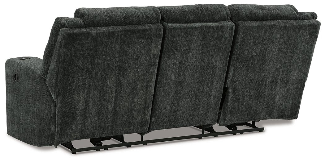 Martinglenn Reclining Sofa with Drop Down Table - LasVegasFurnitureOnline.com