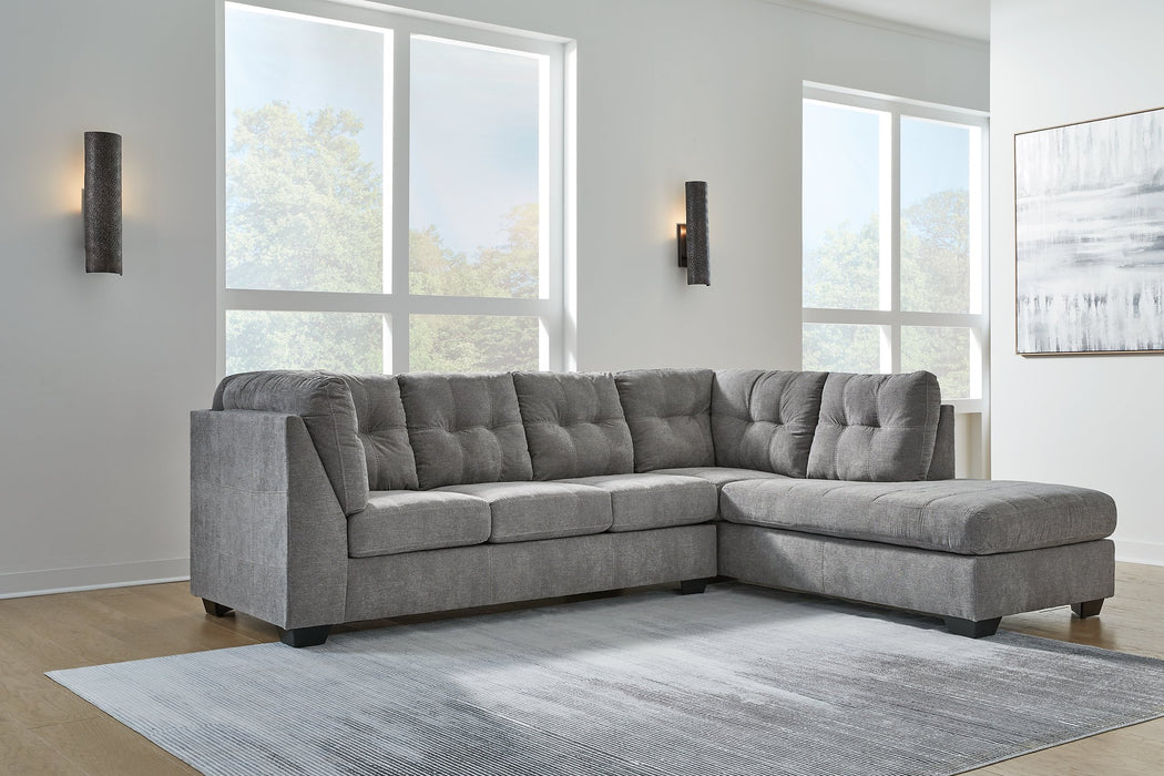 Marleton 2-Piece Sectional with Chaise - LasVegasFurnitureOnline.com