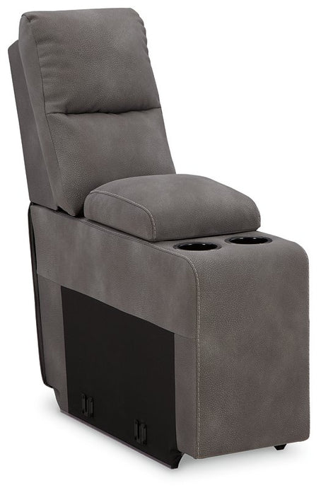 Next-Gen DuraPella Power Reclining Sectional Loveseat with Console - LasVegasFurnitureOnline.com