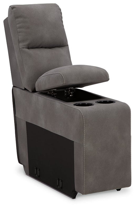 Next-Gen DuraPella Power Reclining Sectional Loveseat with Console - LasVegasFurnitureOnline.com