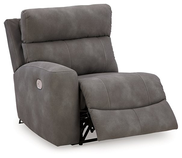 Next-Gen DuraPella Power Reclining Sectional Loveseat with Console - LasVegasFurnitureOnline.com