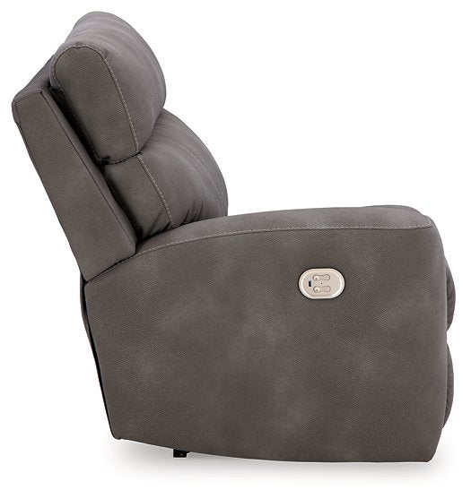 Next-Gen DuraPella Power Reclining Sectional Loveseat with Console - LasVegasFurnitureOnline.com