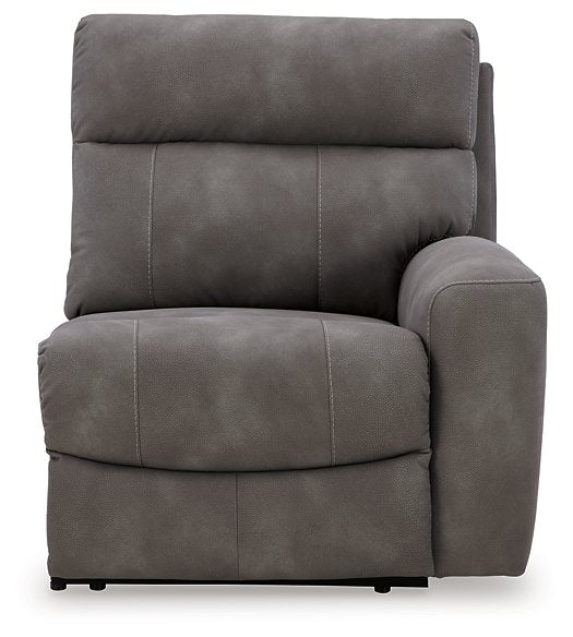 Next-Gen DuraPella Power Reclining Sectional Loveseat with Console - LasVegasFurnitureOnline.com