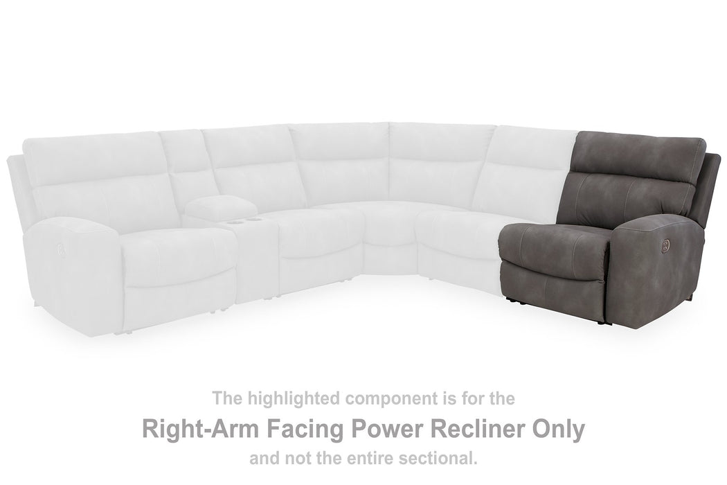 Next-Gen DuraPella Power Reclining Sectional Loveseat - LasVegasFurnitureOnline.com