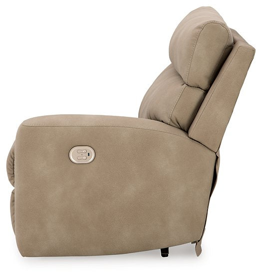 Next-Gen DuraPella Power Reclining Sectional Loveseat with Console - LasVegasFurnitureOnline.com