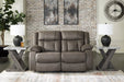 First Base Reclining Loveseat - LasVegasFurnitureOnline.com