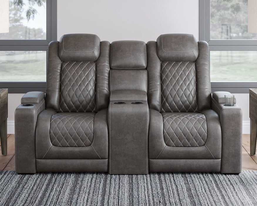 HyllMont Power Reclining Living Room Set - LasVegasFurnitureOnline.com