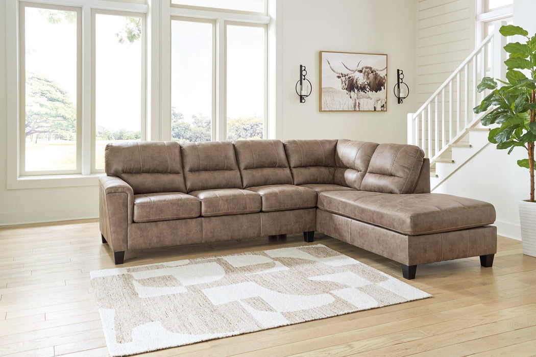 Navi 2-Piece Sectional Sofa Chaise - LasVegasFurnitureOnline.com