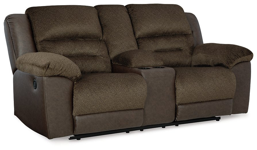 Dorman Reclining Loveseat with Console - LasVegasFurnitureOnline.com