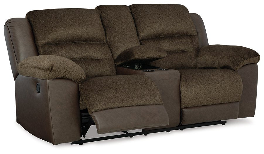 Dorman Reclining Loveseat with Console - LasVegasFurnitureOnline.com