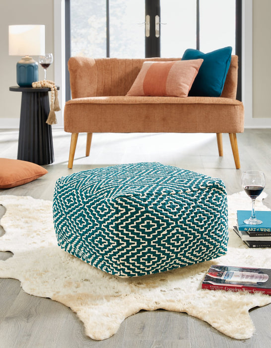 Brynnsen Pouf - LasVegasFurnitureOnline.com