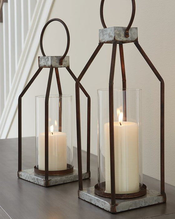 Diedrick Lantern (Set of 2) - LasVegasFurnitureOnline.com