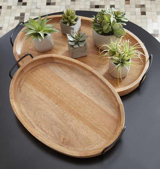 Jocelyne Tray (Set of 2) - LasVegasFurnitureOnline.com