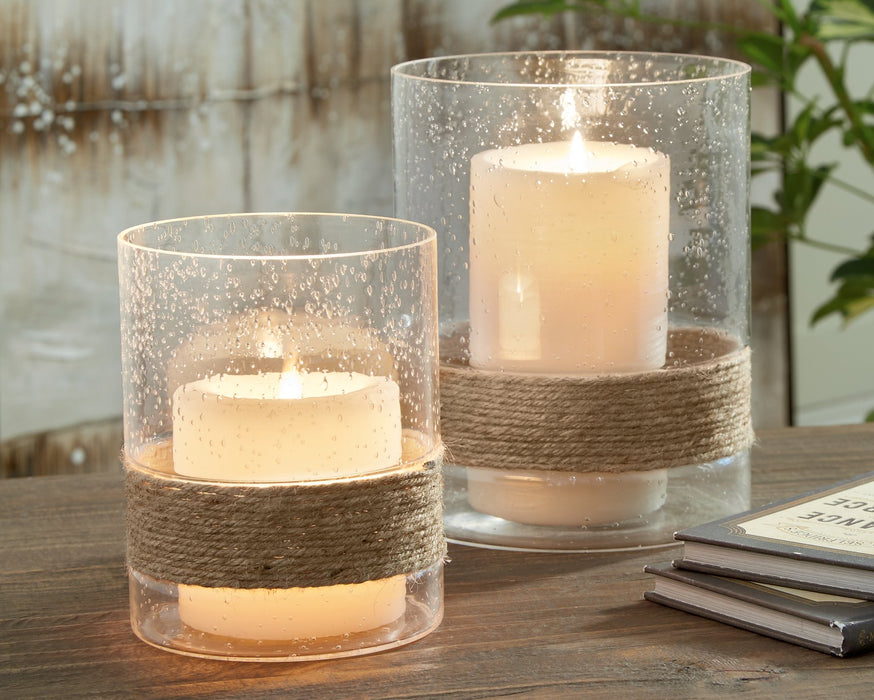 Eudocia Candle Holder (Set of 2) - LasVegasFurnitureOnline.com