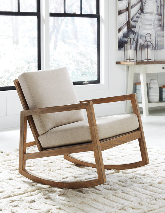 Novelda Rocker Accent Chair - LasVegasFurnitureOnline.com