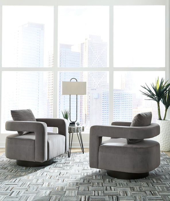 Alcoma Swivel Accent Chair - LasVegasFurnitureOnline.com