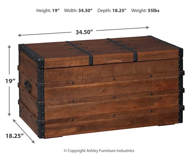 Kettleby Storage Trunk - LasVegasFurnitureOnline.com