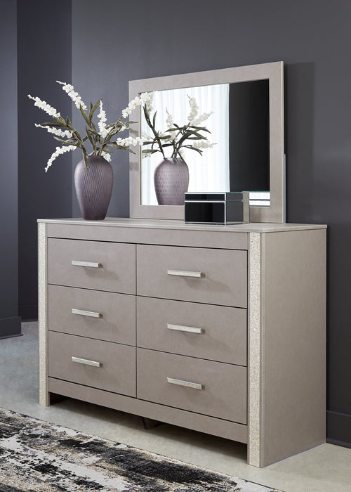 Surancha Dresser and Mirror - LasVegasFurnitureOnline.com