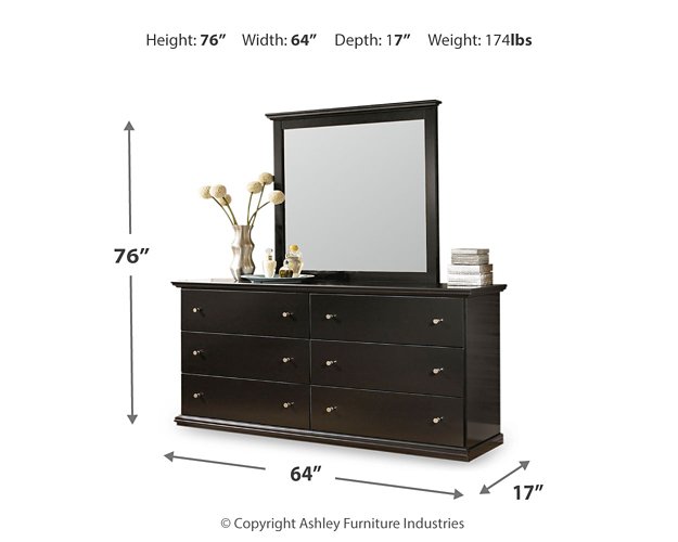 Maribel Dresser and Mirror - LasVegasFurnitureOnline.com