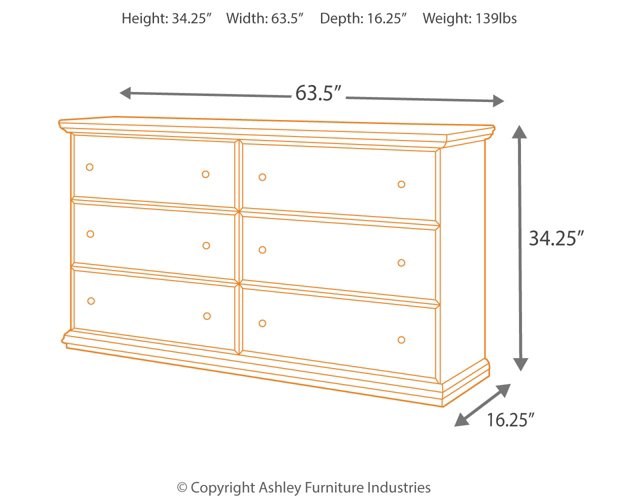 Maribel Dresser and Mirror - LasVegasFurnitureOnline.com