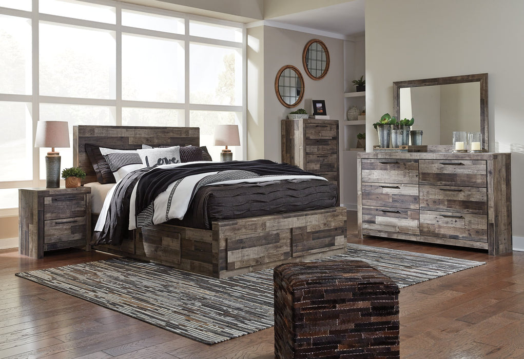 Derekson Bed with 6 Storage Drawers - LasVegasFurnitureOnline.com