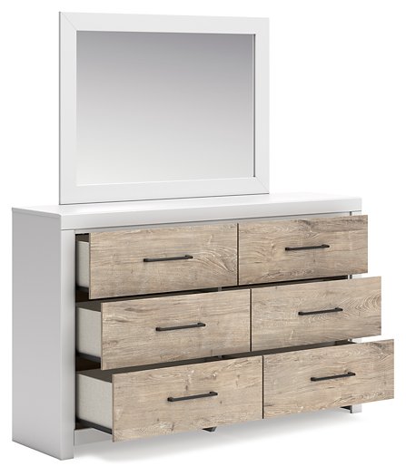 Charbitt Dresser and Mirror - LasVegasFurnitureOnline.com