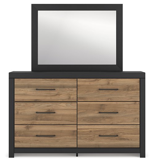 Vertani Dresser and Mirror - LasVegasFurnitureOnline.com